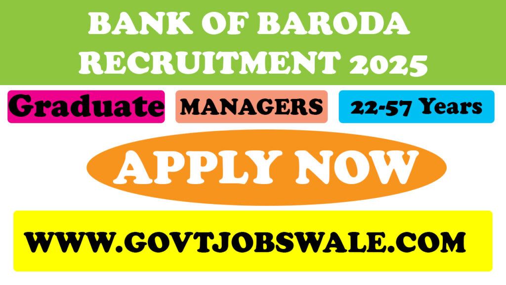 bank of baroda recruitment 2025