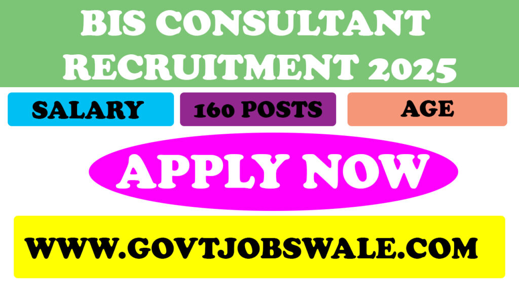 BIS Consultant Recruitment 2025