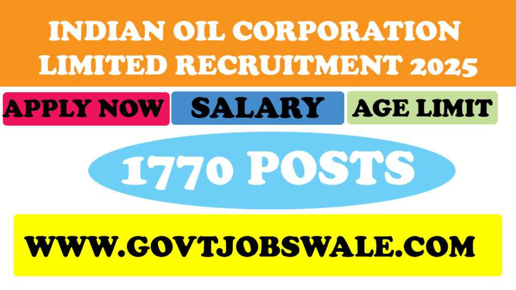 Indian Oil Refineries Division Recruitment 2025