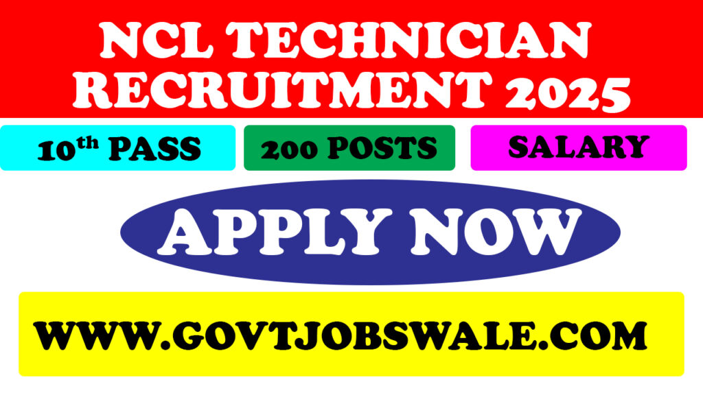 NCL Technician Recruitment 2025
