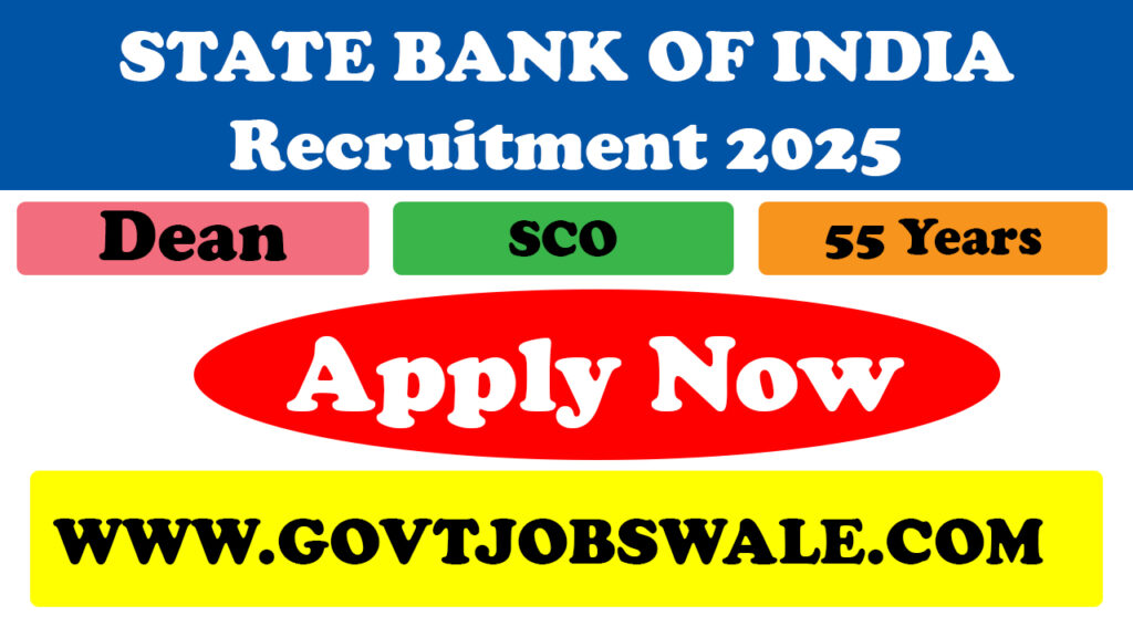SBI SCO Recruitment 2025