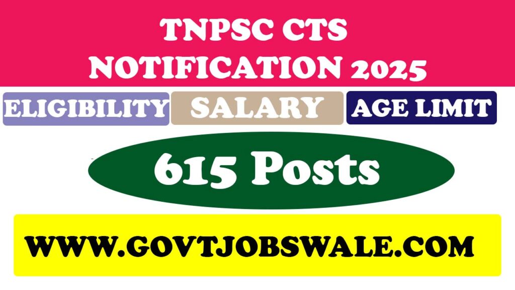 TNPSC CTS Recruitment 2025