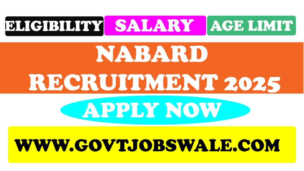 NABARD Recruitment 2025