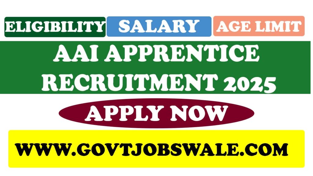 AAI Apprentice Recruitment 2025