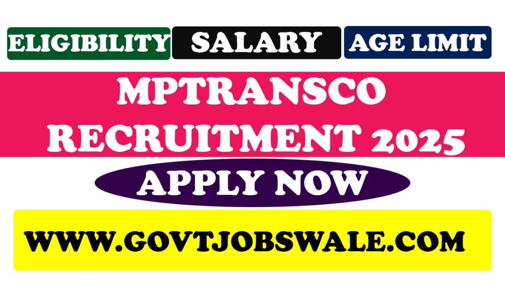 MPTRANSCO Recruitment 2025
