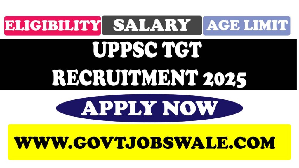 UPPSC TGT Recruitment 2025