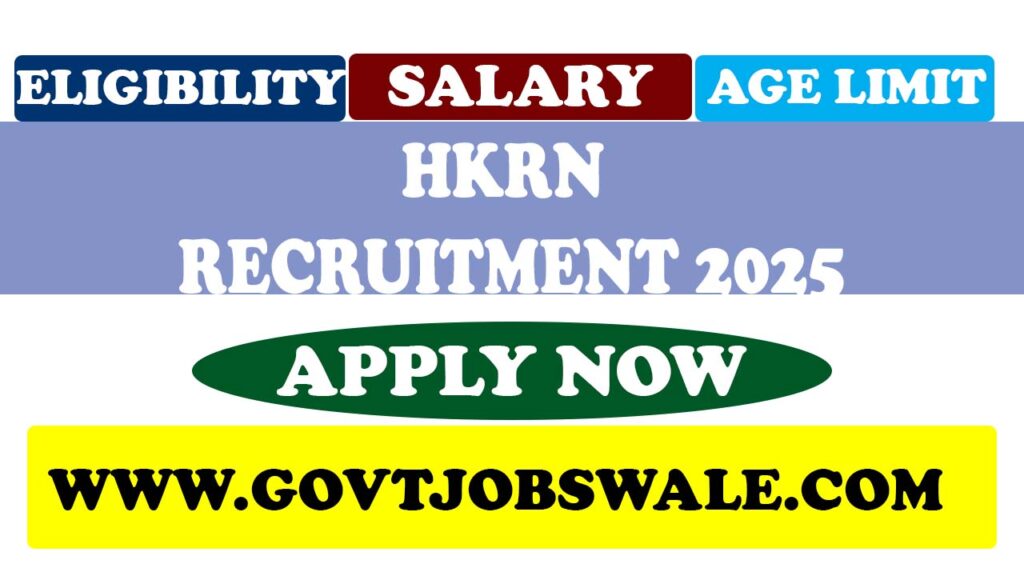 HKRN Recruitment 2025