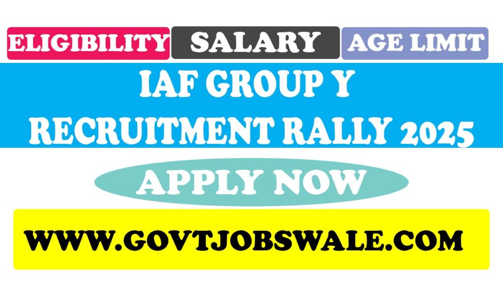 IAF Group Y Recruitment Rally 2025