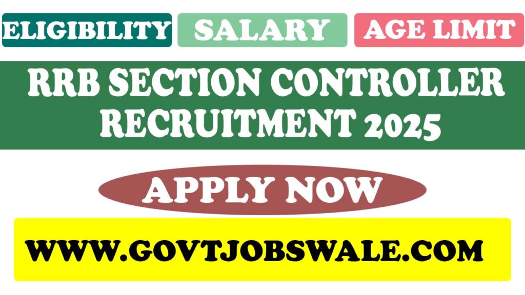 RRB Section Controller Recruitment 2025