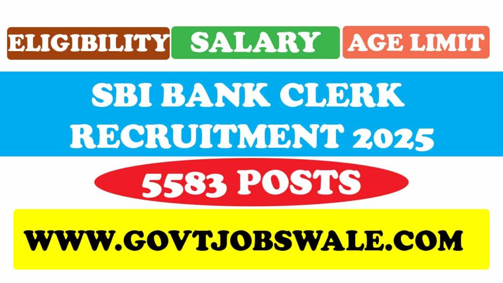 SBI Bank Clerk Recruitment 2025